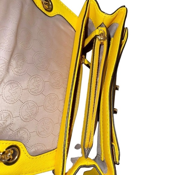 Michael Kors Yellow Studded Crossbody - Picture 5 of 5